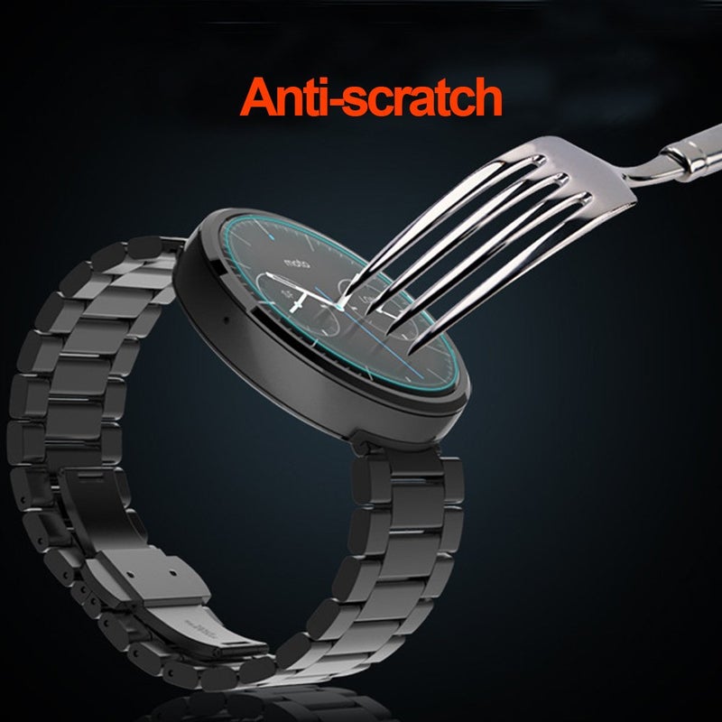 OCTelect Tempered Glass Screen Protector for 1.18inch/1.22/1.26/1.3/1.34/1.38/1.42/1.46/1.5/1.54/1.57/1.61/1.65inch Round Screen Smart Watch (1.54inch) - Image 2