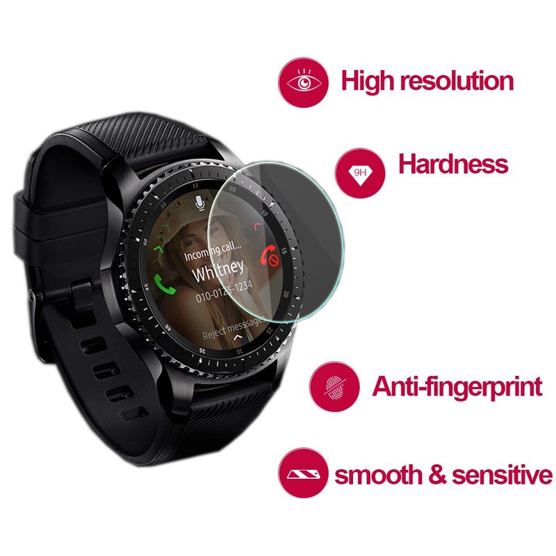 OCTelect Tempered Glass Screen Protector for 1.18inch/1.22/1.26/1.3/1.34/1.38/1.42/1.46/1.5/1.54/1.57/1.61/1.65inch Round Screen Smart Watch (1.54inch) - Image 3