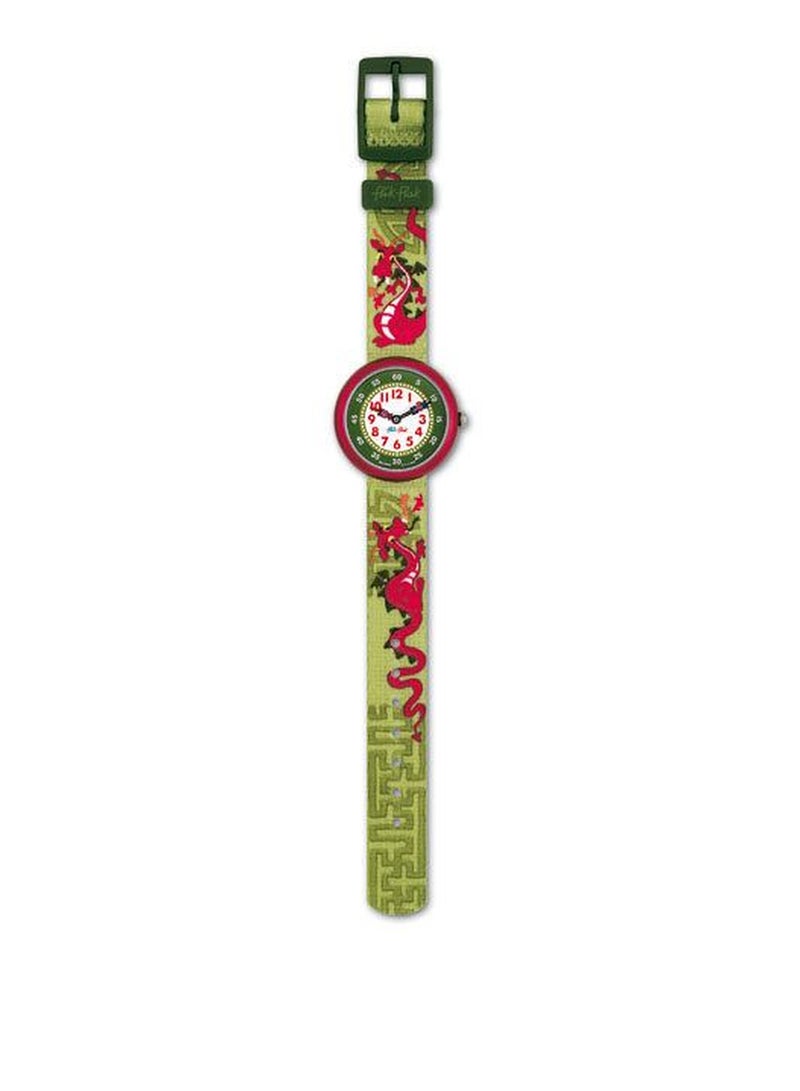 Swatch Kids Unisex Petit Dragon Quartz Movement Water Resistant Wrist Watch - 32 Mm - Image 2