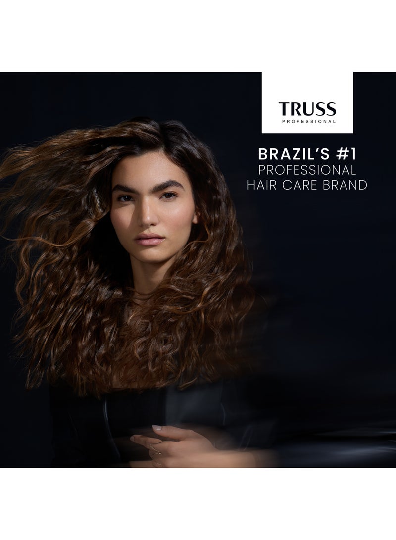 تروس شامبو وبلسم Truss Frizz Zero (300 مل لكل منهما) + قناع شعر صيفي (180 جم) + كريم Deluxe Prime Leave-In مجانًا (260 مل) - مجموعة كاملة للعناية بالشعر مضادة للتجعد من 4 خطوات - Image 5