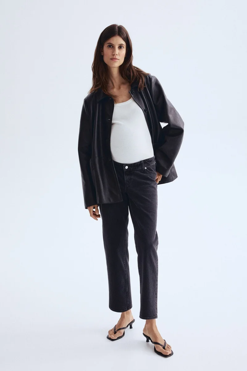 H&M MAMA Before &amp; After Straight Low Ankle Jeans