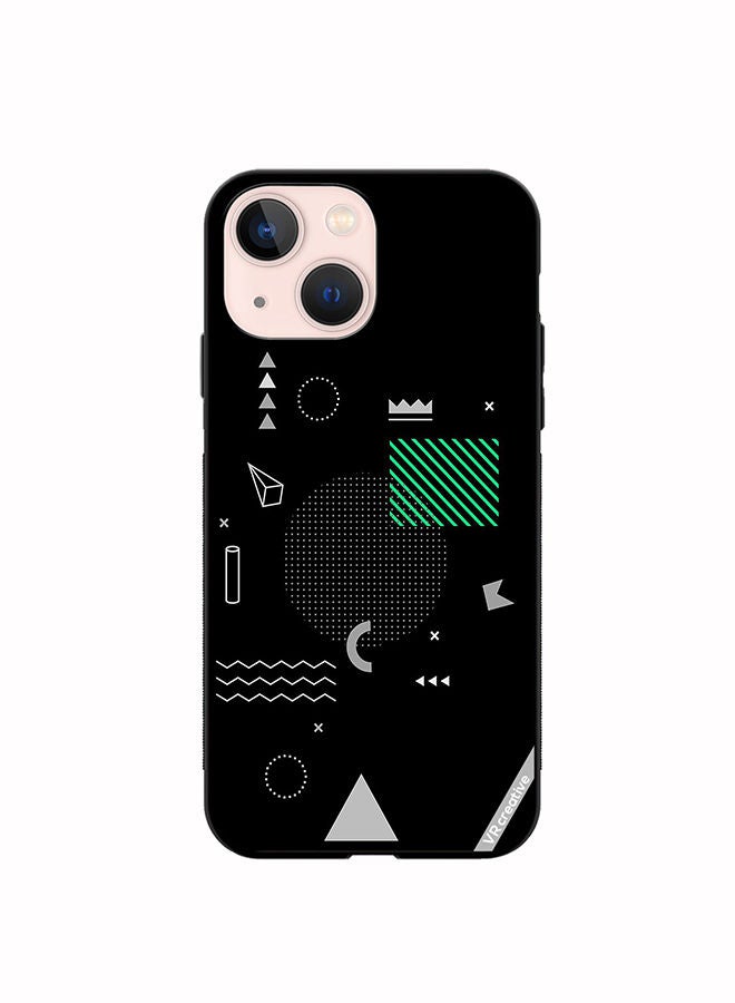 VR CREATIVE Protective Case Cover For Apple iPhone 14 Geomatric Designs Design Multicolour - Image 1