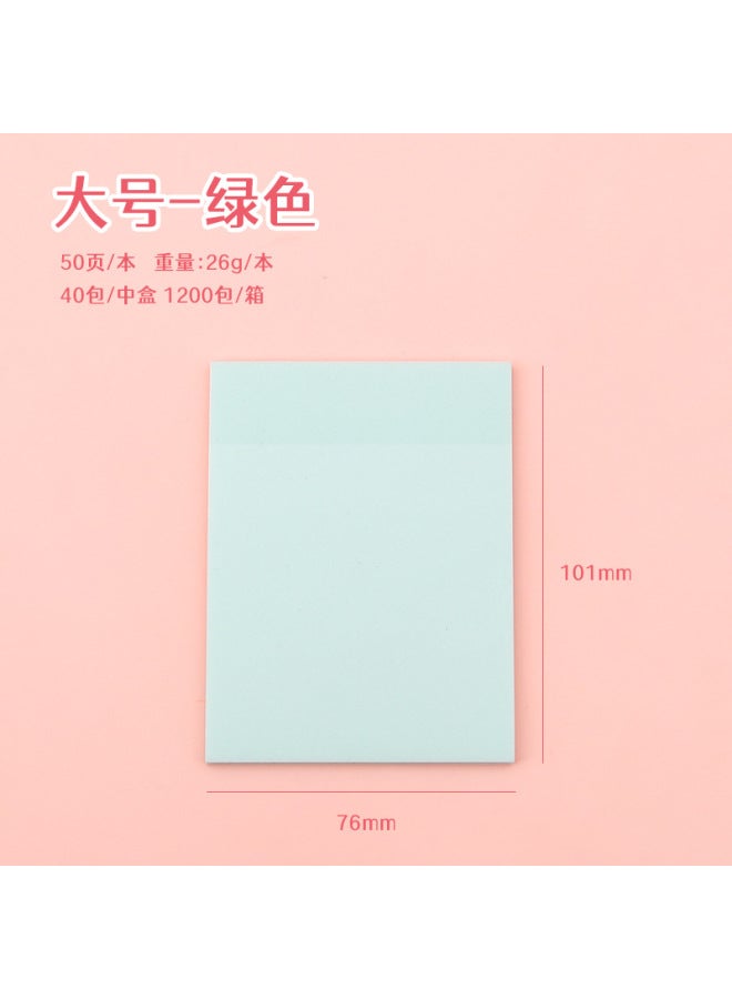 HELPS Pearlescent Frosted Sticky Notes For Students With High Appearance, Transparent Sticky Note Pads, Colorful Flash Note Pads - Image 1