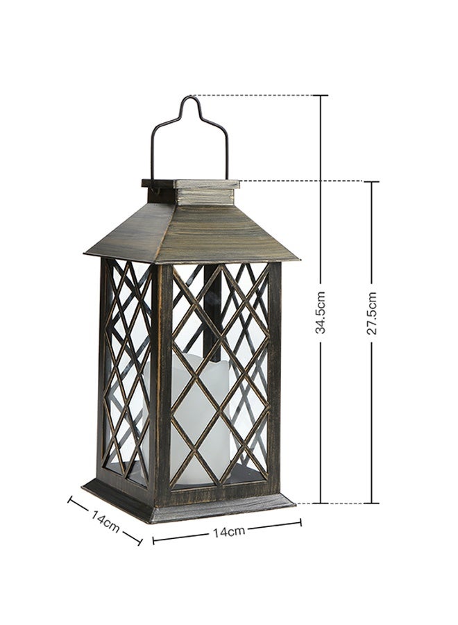 Solar Candle Wind Lamp，Solar Hanging Lantern Outdoor，Hanging Night Light with Beautiful Design for Courtyard，Suitable for Table,Outdoor  - Image 2