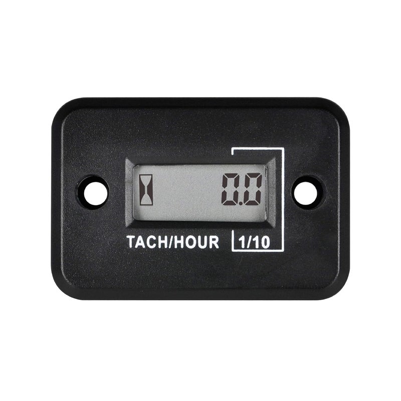 Yooreal Digital Hour Meter Tachometer - Waterproof for Chainsaw, Car Engine, Tractor, Outboard Motor, Garden Generator, ATV, Snowblower, Dirt Bike - Image 1