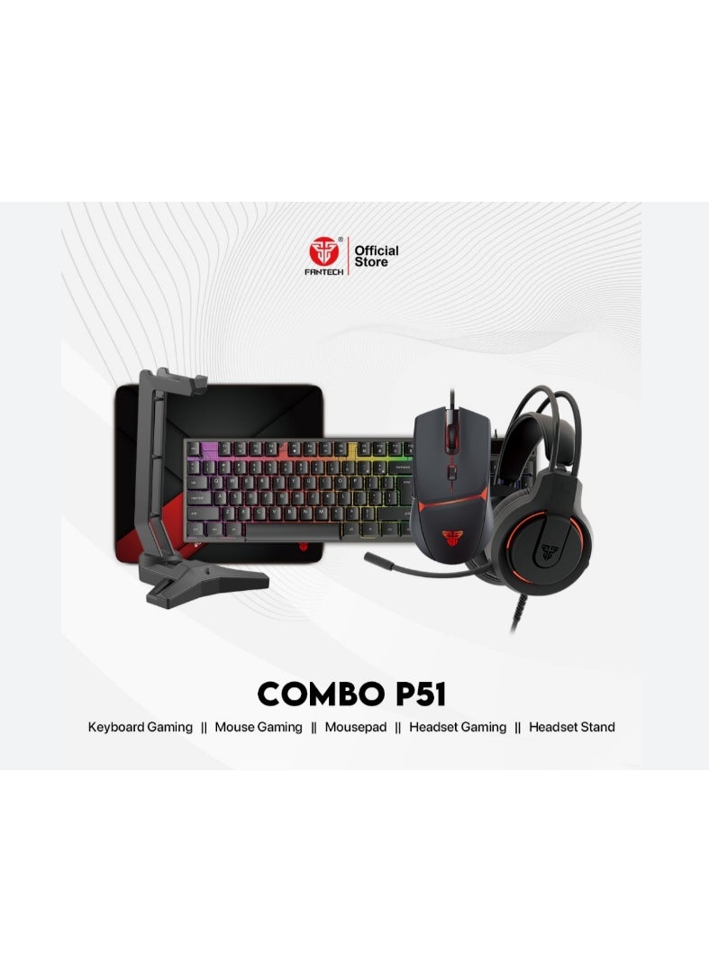P51 5 IN 1 GAMING COMBO SET