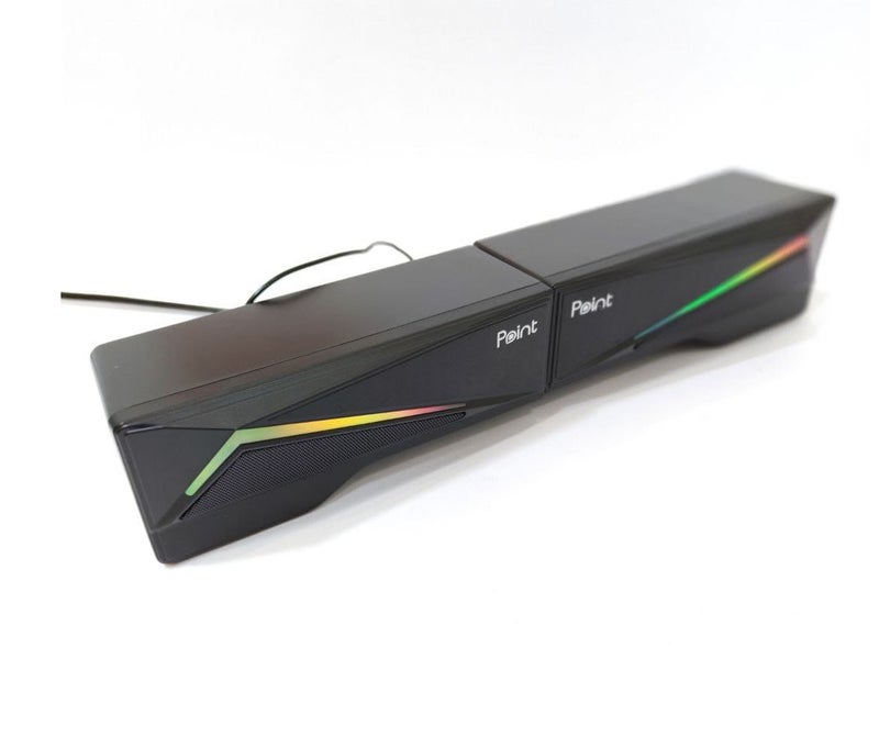بوينت مكبر صوت USB بإضاءة RGB طراز PT-510 من POINT - Image 1