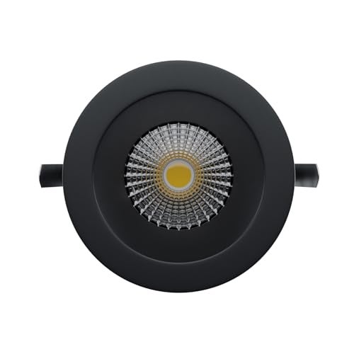 Nortek Prima+ 3W Mini Light, Spot Light for Ceiling, led Lights for Room, Ceiling Lights for Hall, Kitchen Lights Under Cabinet, cob Light for False Ceiling, Black Body Warm White, Pack of 5 - Image 4