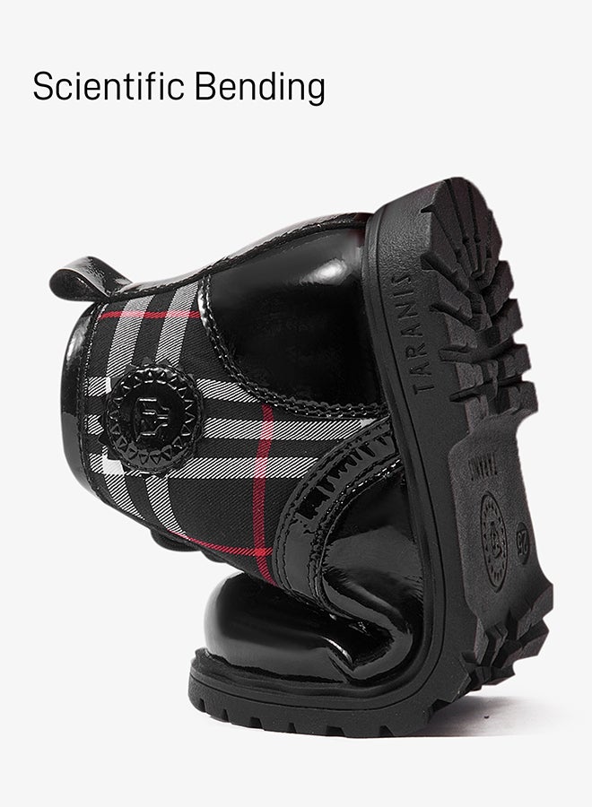 Taranis Taranis Children's Shoes Classic Plaid Patent Boots  - Image 3