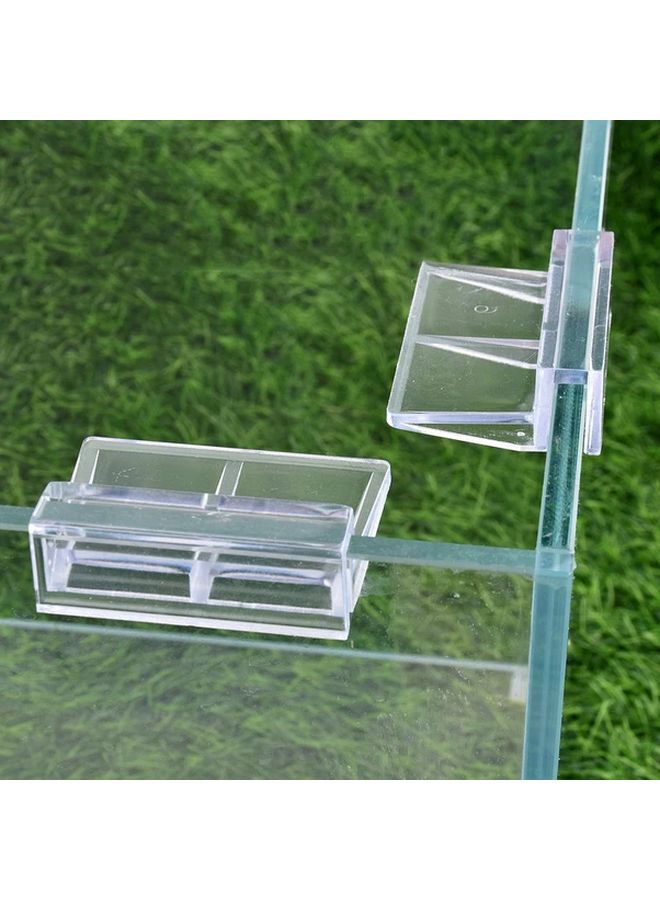 8 Pcs Heavy Duty Acrylic Aquarium Glass Lid Clips 12mm Fish Tank Cover Holders Seal for Secure Lid Installation Easy Setup for Fish Bowls and Aquariums No Tools Required - Image 5