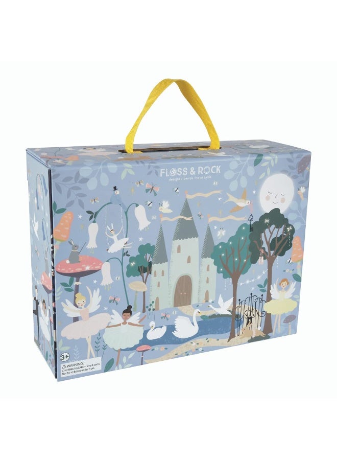 Floss & Rock Enchanted Ballerina Play Box with 15 Wooden Pieces - Image 3