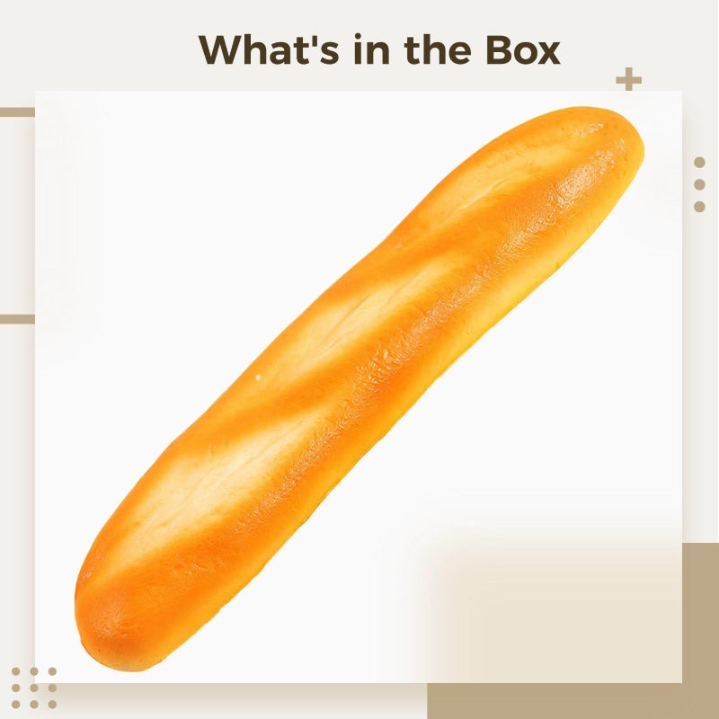 Artificial Yellow Bread Food Model 11 2 Inch Photography Prop Window Display Decor - Image 5