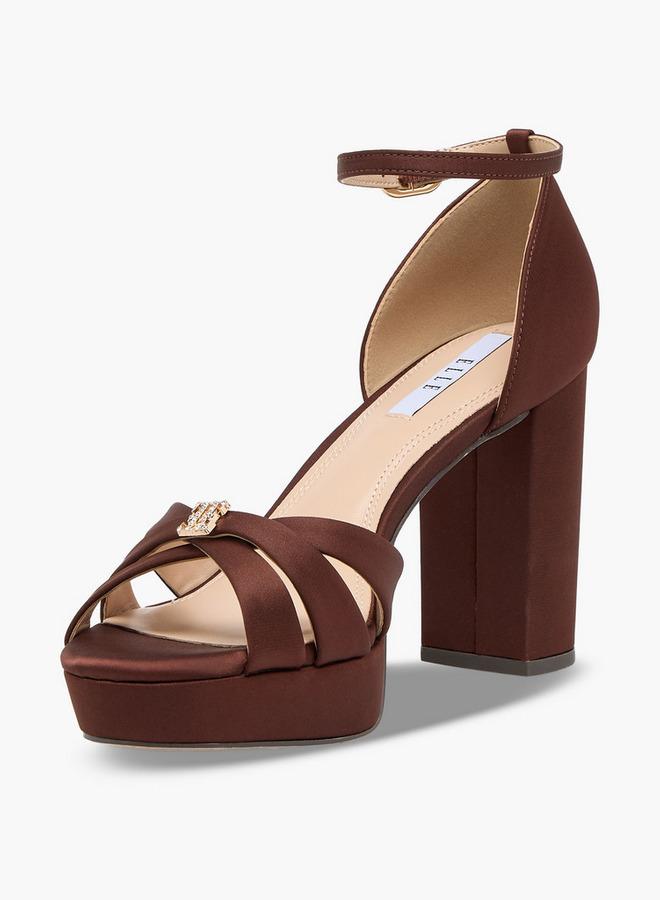 ELLE Women Block Heel Sandals - Image 4