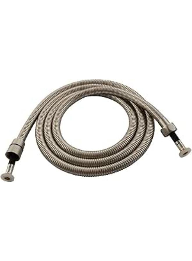 خرطوم الحمام بأشكال وألوان الدش كما في الصورة - رأس دش موفر للمياه بجسم من الفولاذ المقاوم للصدأ مع 4 أوضاع نفث تناسب خرطوم الدش والقوس (خرطوم نيكل 1.75 متر) - Image 1