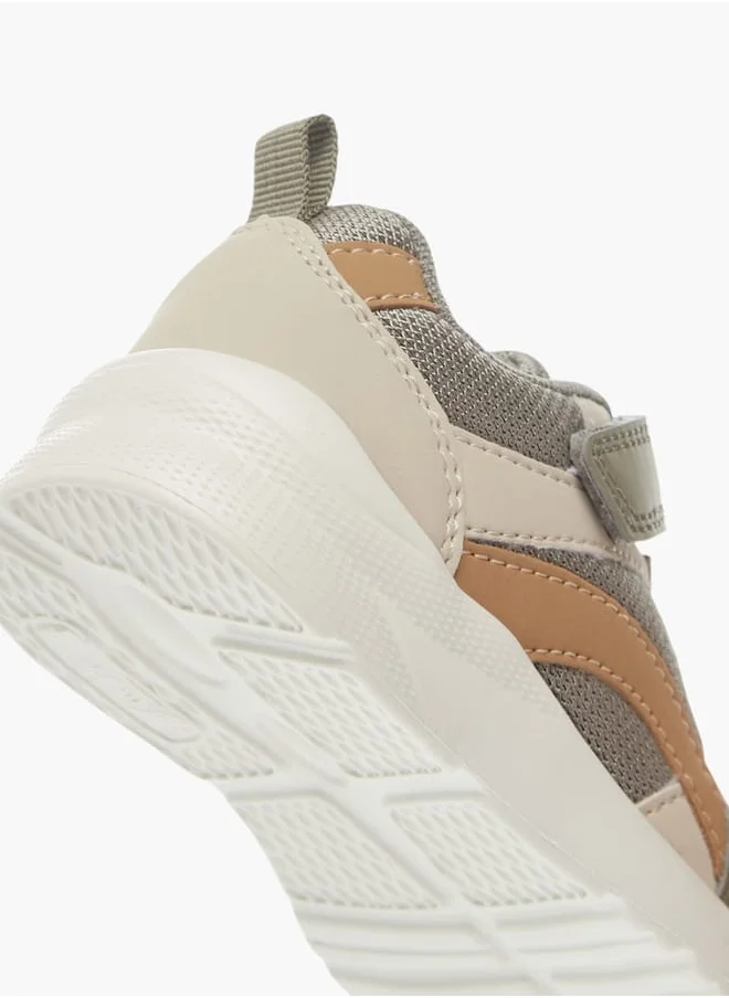 LBL by Shoexpress Boys Panelled Sneakers With Hook And Loop Closure