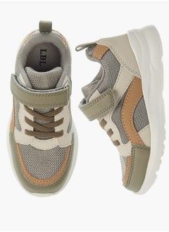 LBL by Shoexpress Boys Panelled Sneakers With Hook And Loop Closure  - Image 2