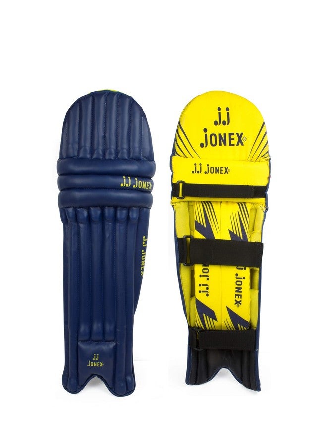 Jonex Jj Jonex Cricket Leg Guard Specially Blue Design with Extra Protection @ Kin Store - Image 2