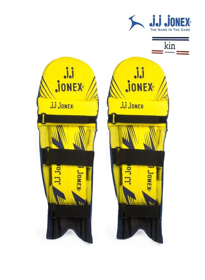 Jonex Jj Jonex Cricket Leg Guard Specially Blue Design with Extra Protection @ Kin Store - Image 4