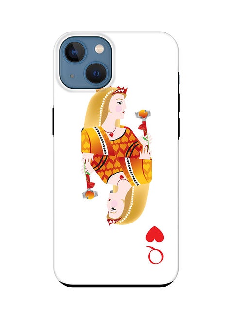 Tough Pro Series Case for Apple iPhone 14 Plus Case Dual Layer hybrid PC & TPU Customized Mobile Cover Shield with inner TPU protection Matte Finish - Queen Of Hearts