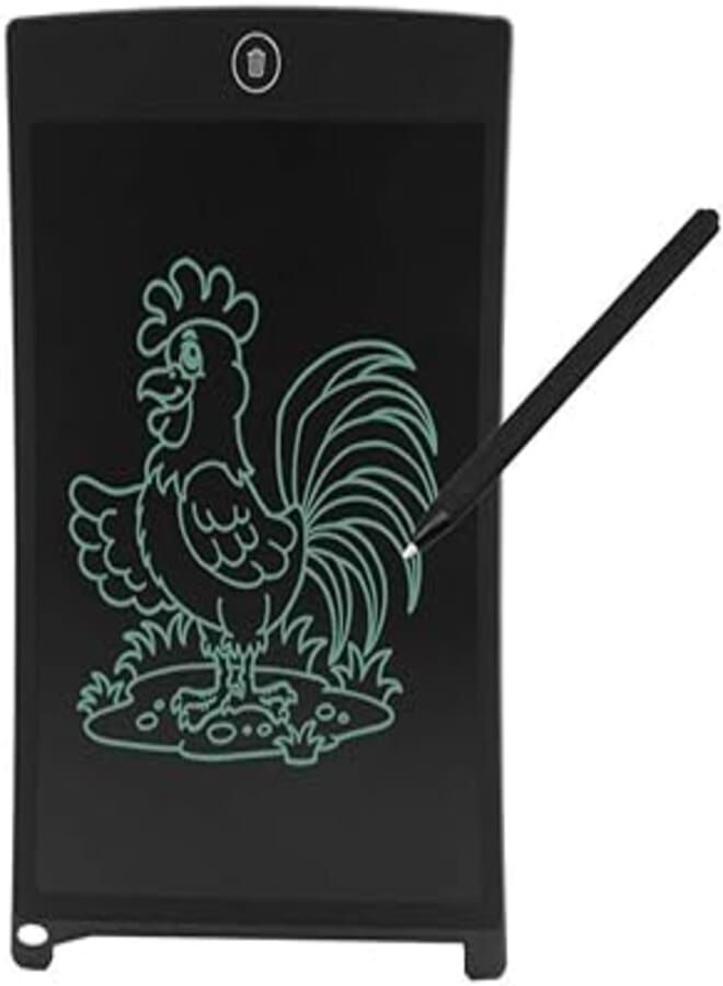 HowShow OS0823B LCD Digital Writing Drawing Tablet Portable Electronic Graphic Board (8.5in), Black 