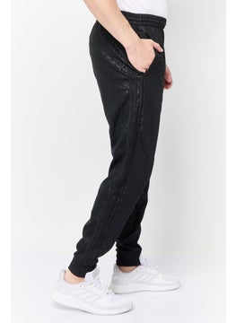 adidas Originals Men Sportswear Fit Brand Logo Outdoor Sweatpants, Black  - Image 3
