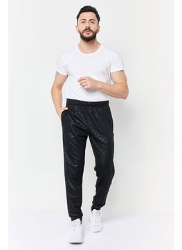 adidas Originals Men Sportswear Fit Brand Logo Outdoor Sweatpants, Black  - Image 2