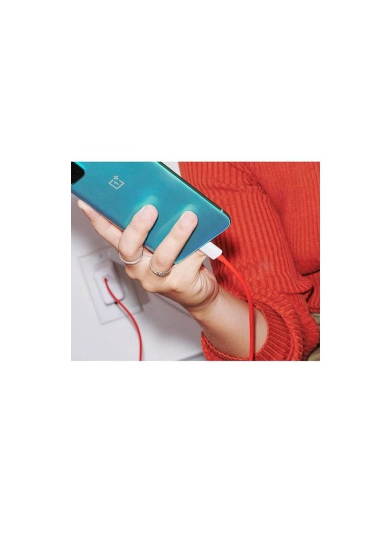 OnePlus One OnePlus Warp Charge Type-C to Type-C Original Cable 1m Red - Image 5