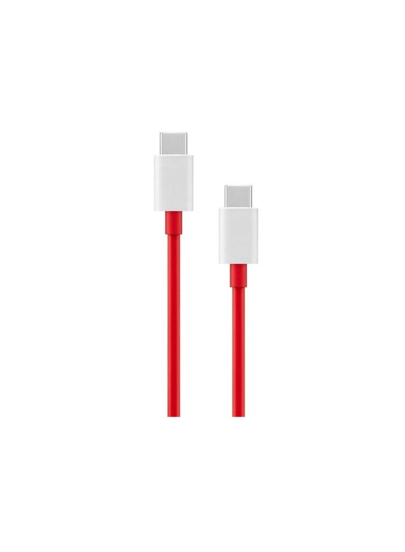 OnePlus One OnePlus Warp Charge Type-C to Type-C Original Cable 1m Red - Image 2