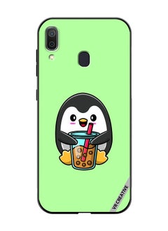 Protective Case Cover For Samsung Galaxy A30 Penguin Cola Design Multicolour