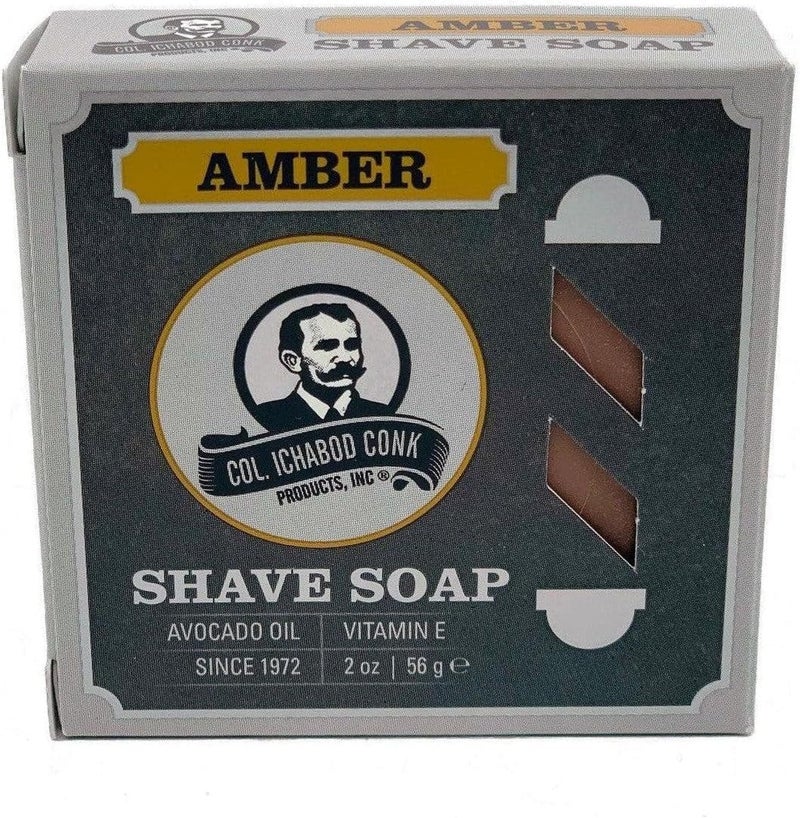 Colonel Conk Col. Conk Amber Shave Soap 2.25 Ounce (Pack of 3) - Image 1