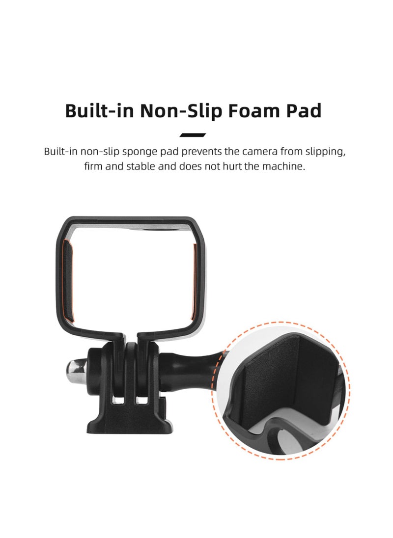Generic - Expansion Adapter for DJI OSMO POCKET 3 Camera Protective Frame use with Backpack Clips Neck Brackets Headbands Accessories (Adapter Frame Set + Neck Bracket) - Image 1