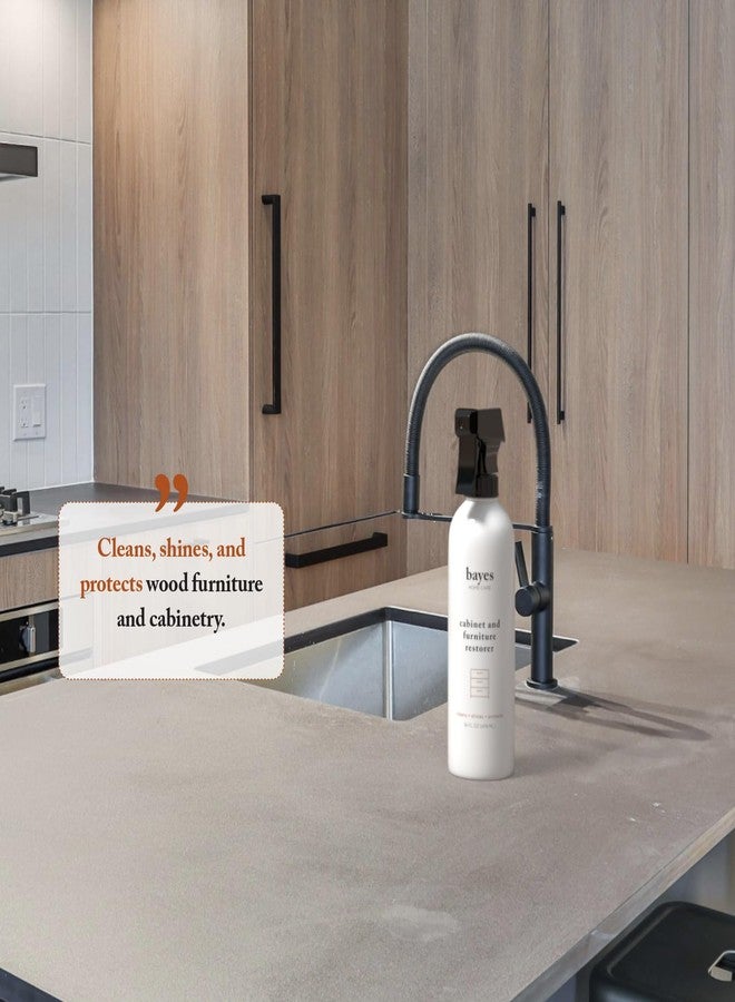 Bayes High-Performance Furniture, Cabinet Cleaner and Polish - Cleans, Conditions, and Preserves Fine Wood Furniture and Cabinetry - 16 oz - Image 3