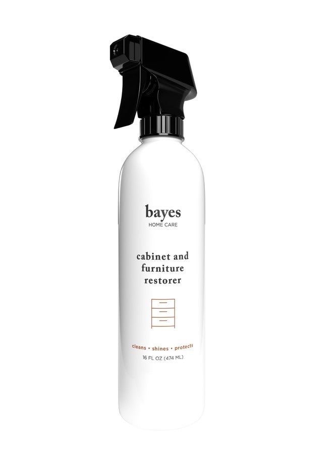 Bayes High-Performance Furniture, Cabinet Cleaner and Polish - Cleans, Conditions, and Preserves Fine Wood Furniture and Cabinetry - 16 oz - Image 1