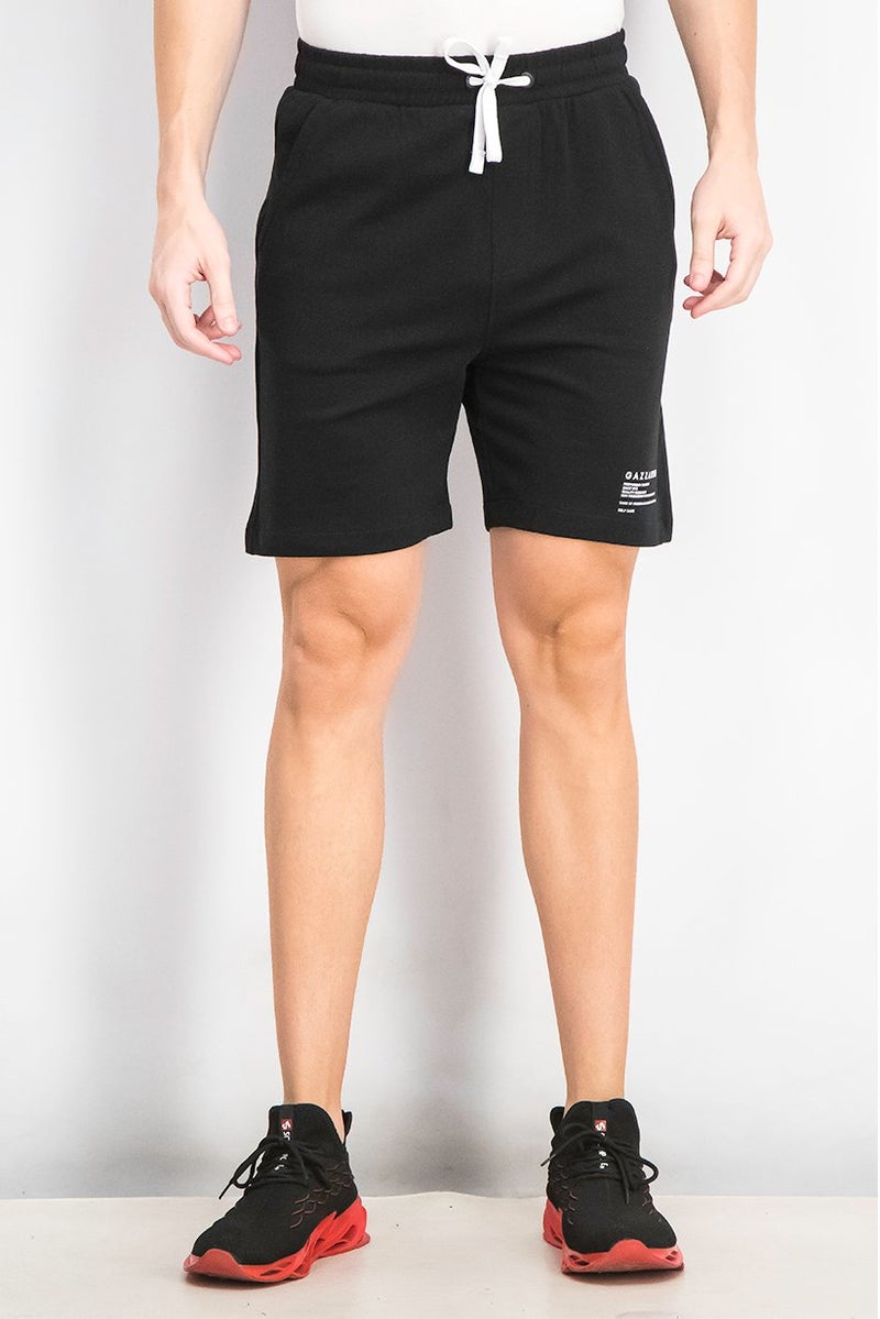 Gazzarrini Men Drawstring Bermuda Shorts, Black - Image 1