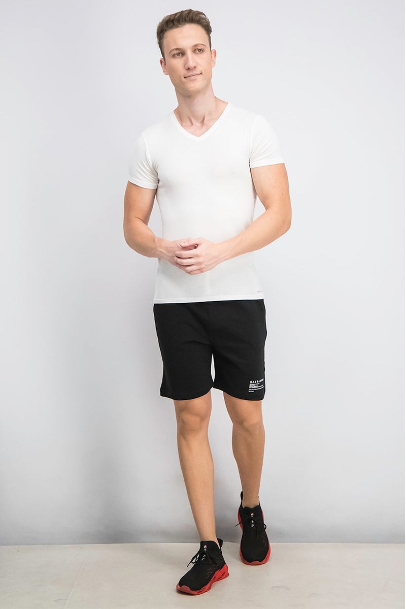 Gazzarrini Men Drawstring Bermuda Shorts, Black - Image 4
