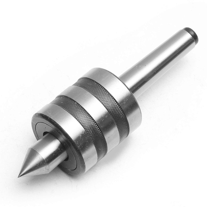 DEVMO MT2 Live Center Morse Taper Triple Bearing Spindle Lathe Milling Steel Precision Rotatory Revolving Metal For Turning CNC Work Chuck Tool