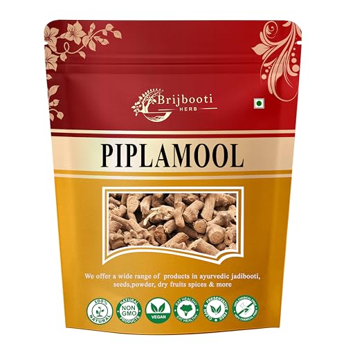 Brijbooti Pipla Mool (200 gm) | Piplamool Dampa | Piplamool | Peepla Mool | FSSAI, GMP, ISO Certified - Image 1
