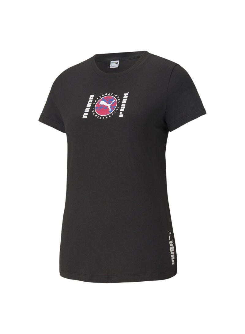 PUMA International Womens Graphic T-Shirt  - Image 4
