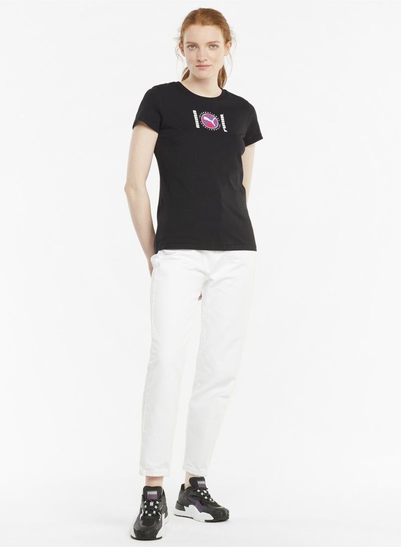 PUMA International Womens Graphic T-Shirt  - Image 3