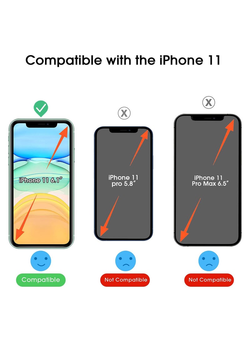 Amfilm amFilm 2 Pack OneTouch Glass Screen Protector for iPhone 11, iPhone XR (6.1") with Easy Installation Kit  - Image 3