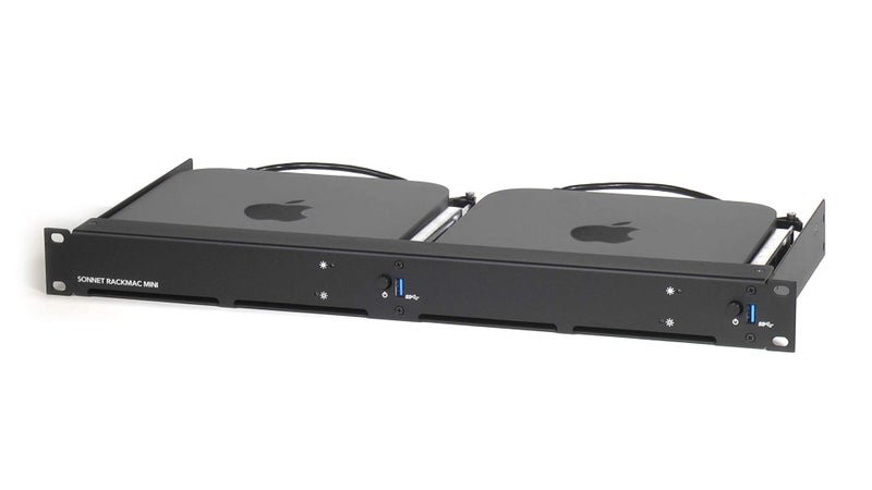 Sonnet 2018 RackMac Mini - 1U Rack Kit for 2 Mac minis (RACK-MIN-2XA) - Image 2