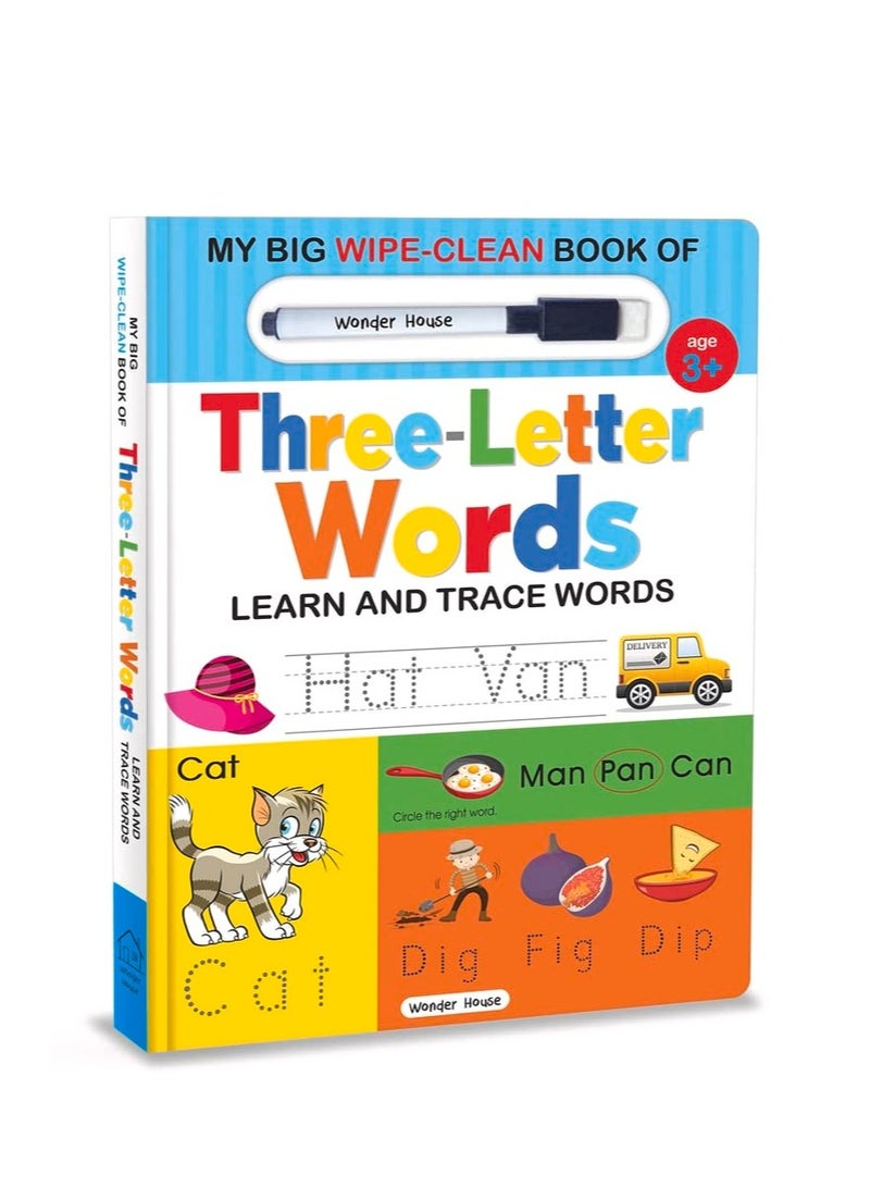 My Big Wipe And Clean Book of Three Letter Words for Kids
