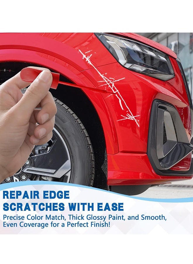 2 Pcs Red Car Scratch Remover Pen Professional Automotive Paint Scratch Repair Tool Car Pro Mending Touch Up Paint Pen,Essential Car Accessories for Paint Scratch Fix​ - Image 3