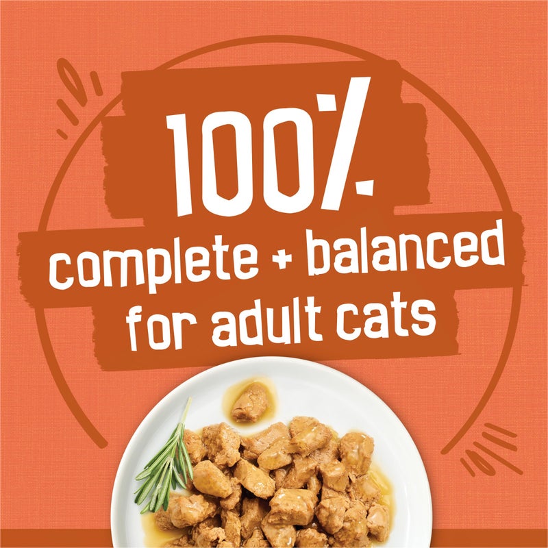 Friskies Purina Friskies Wet Cat Food Gravy Variety Pack, TurChicken Extra Gravy Chunky, Meaty Bits and Prime Filets - 48 ct. Can - Image 5