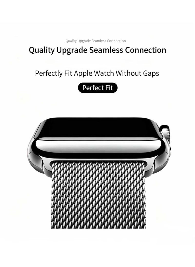 أبل ووتش حزام 45 ملم 44 ملم 42 ملم ، ميرانس استبدال حزام ، سلسلة iwatch 9 / 8 / 7 / SE / 6 / 5 / 4 / 3 / 2 / 1 - Image 3