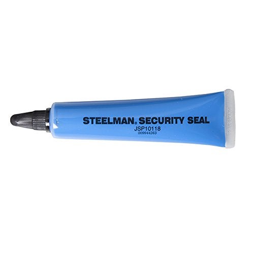 Steelman Steelman 1-Ounce Security Seal, Pack of 10, Bright Blue Stands Out on Automobile/Motorcycle Components, Adheres to Both Metal and Plastic, Durable, Quick-Drying  - Image 2