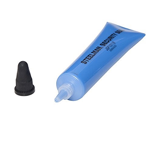 Steelman Steelman 1-Ounce Security Seal, Pack of 10, Bright Blue Stands Out on Automobile/Motorcycle Components, Adheres to Both Metal and Plastic, Durable, Quick-Drying  - Image 3