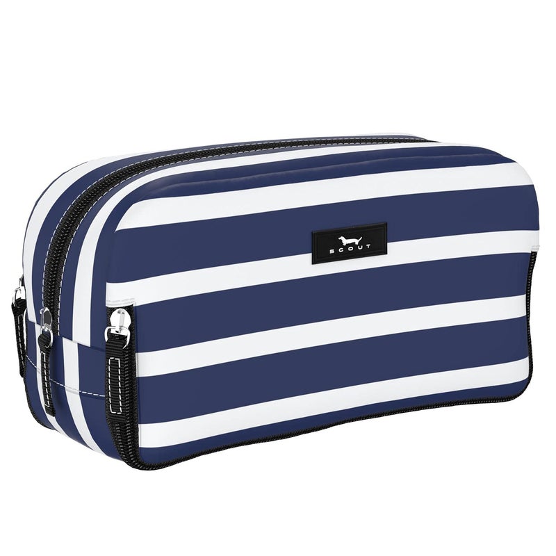 SCOUT 3Way Toiletry Bag Travel Makeup Pouch for Women with Three Zipper Compartments Stands Upright Wipes Clean - Image 2