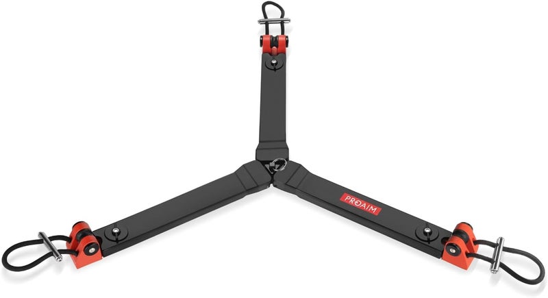 PROAIM Heavy-Duty Ground Spreader V1 for Twin Spiked Feet Camera Tripods. 13.8 to 22.8" Adjustable Radius. Payload up to 90kg/209lb(P-RBSP-V1) - Image 1