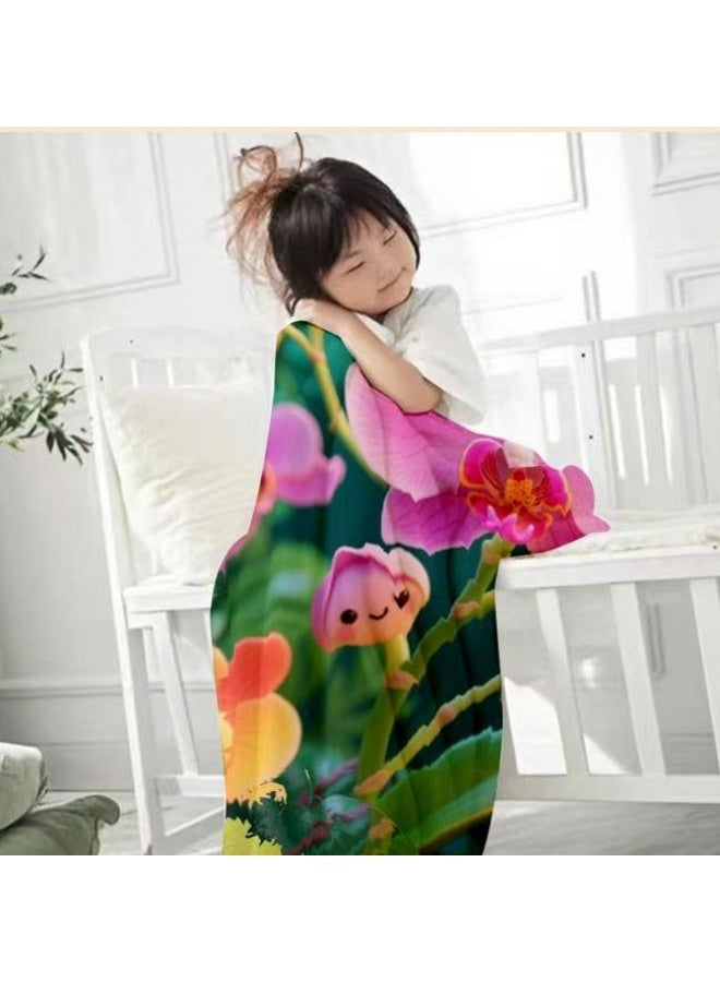 عام بطانية رقيقة من الفانيلا الكرتونية للأطفال والرضع (دافئة ومريحة، ومناسبة للنوم والألعاب) 70 سم * 100 سم - Image 3